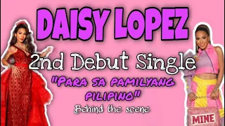 Daisy Lopez a.k.a madam inutz 2nd Debut christmas single behind the scene update