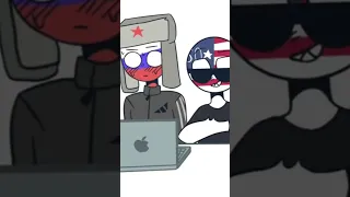 #countryhumans America x Russia 🤣