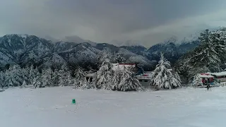 Winter in Pakistan - Galyat Snowfall - Nathia Gali - Drone Winter 4k  - Mushkpuri - Shogran - Naran