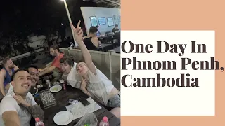 One day in Phnom Penh, Cambodia - Tuktuk, Happy Pizza, Central Market