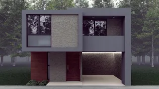 House Design 8x15 Meters