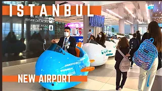 Istanbul Airport 4K Walking Tour |  The World's largest Airport-Europe's Busiest Airport In 2021 |