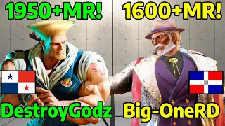 🌀STREET FIGHTER 6 ➥ DestroyGodz (GUILE ガイル) VS. Big-OneRD (JP 堂々とした実業家) MASTER RANKS💯