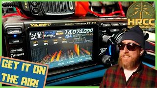 FIRST LOOK:  Yaesu FT-710 AESS, Live Radio Operation