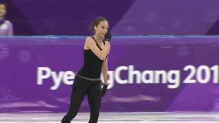 Alina Zagitova hits 5-triple jump combination in practice