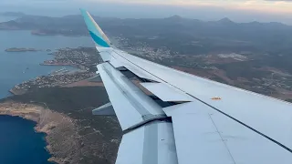 4K | Eurowings A320 CFM Sharklets Landing Palma de Mallorca | PMI