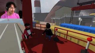 Markiplier, Bob, and Wade being schoolchildren in Human Fall Flat