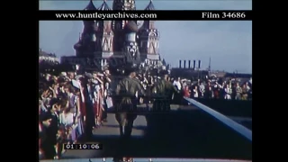 Moscow in great colour in the late 1950's.  Archive film 34686