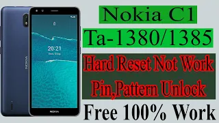 Hard Reset Nokia C1 2nd Edition (Ta-1380) Reset Failed Free Solution 100% Working 2023