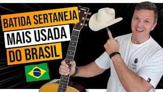 Aula de Violão: A BATIDA SERTANEJA mais USADA do BRASIL 🇧🇷 🔥 ( você precisa conhecer )