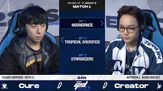 [2022 GSL S3] Ro.10 Group B Match1 Cure vs Creator