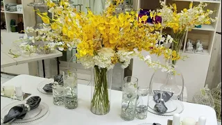 DIY Wedding Centerpiece Decor Demo Using Water Pearls and Orchids - Easy Affordable Options