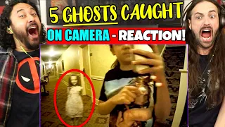 5 GHOSTS CAUGHT ON CAMERA  - Poltergeist | REACTION!