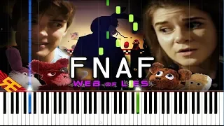 FNAF the Musical: Web of Lies - Random Encounters [Synthesia Piano Tutorial]