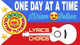 ONE DAY AT A TIME-Miriam Bellina(Lyrics&Chords😍)Easy Guitar Tutorial