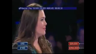 Deal or No Deal Sarah takes a brave Gamble 2015