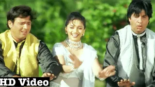 Makhan Song | Bade Miyazaki Chote Miya | Govinda | Madhuri | Amitabh B | Alka Yagnik | Udit Narayan