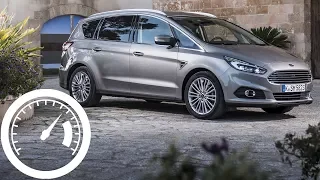 Ford S-Max 2.0 TDCI AWD PowerShift acceleration: 0-100 km/h, 0-200 km/h (top speed) :: 1001cars