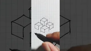 Drawing 5 cube #kimathdrawing