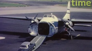 Trip to France on a ferry from Dover, Silver City air transport, 1950s. LTT0085