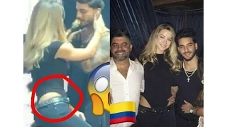 maluma besa fan y la lleva al cumpleaños de su papa