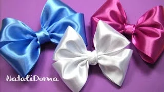 How To Make a Hair Bow / Как сделать БАНТ ДЛЯ ВОЛОС /✿ NataliDoma