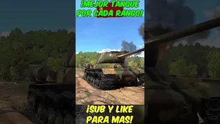 ✅URSS (Rusia) - El MEJOR Tanque De Cada RANGO?! - WarThunder #shorts 🔴