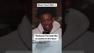 DeAaron Fox MEAN TWEET #50…😮🤣 #shorts #nba