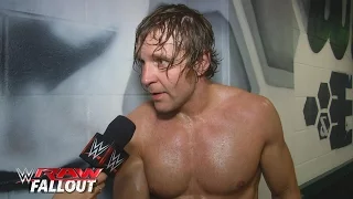 Dean Ambrose uses complex imagery to explain his win: Raw Fallout, Nov. 9, 2015