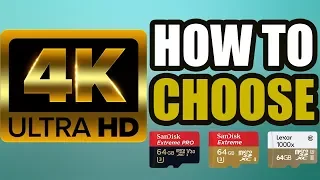 How to Choose Memory Cards For 4K Video