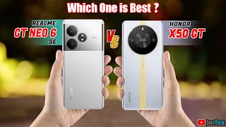 🔥 Duel High Tech! Realme GT Neo 6 SE Vs Honor X50 GT Off in a Smartphone Showdown!