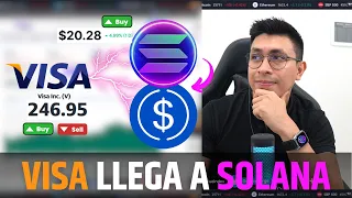 🔥SOLANA Y VISA PONEN LA PRIMERA PIEDRA.