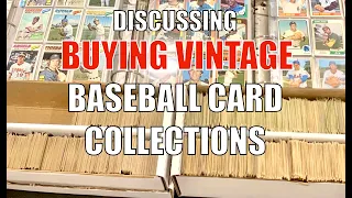 Buying a Vintage Baseball Card Collection & Topps 1981 Basketball Set Showcase!