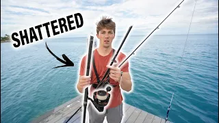 This GIANT Dock Fish EXPLODES $700 Fishing Rod (Florida Send DAY 1)