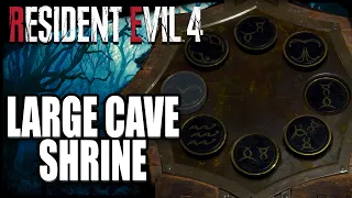 Large Cave Shrine Puzzle Solution Resident Evil 4 Remake