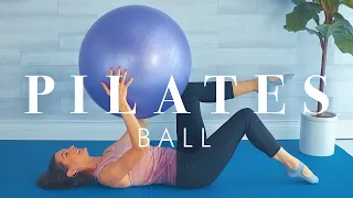 Pilates Stability Ball Workout for Beginners & Seniors