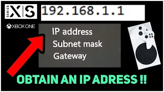 Xbox Series X S How to Obtain IP Address!