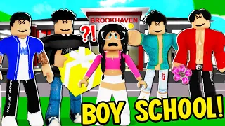 LAST GIRL in SLENDER SCHOOL: The MOVIE (Roblox Brookhaven RP)