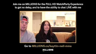 Kaytlin Neil: Free WatchParty. UFC 284: Makhachev vs. Volkanovski. February 11, 2023, Only on MIL...