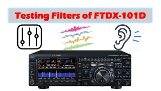 FTDX101D 1st Trial, Filters apply to SSB receiving