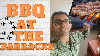 Barracks BBQ | Life in Military Barracks | NAS Lemoore | Shore Duty | Barracks Tour