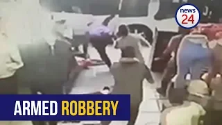 WATCH: Two people shot in Johannesburg armed robbery