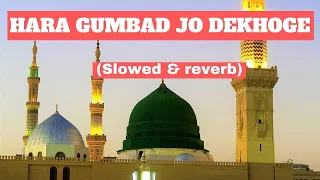 Hara Gumbad Jo dekhoge jamana bhool jaoge | Slowed & reverb | Gulam Mustafa Quadri | madina naat