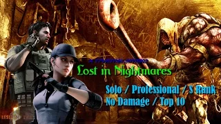 ☣ RE5 HD [PS4] Lost in Nightmares Speed Run ~ Solo/Professional/S Rank/No Damage/Top 10 Leaders ☣