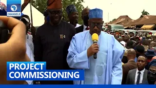 Governors Makinde, Bala Commission Gedu-Oroki-Sabo-Ashipa Road  |LIVE|