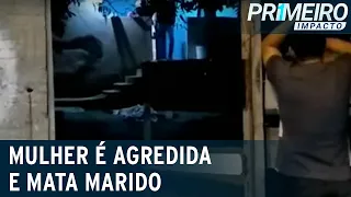 PE: mulher é agredida e mata marido com facadas | Primeiro Impacto (26/04/21)