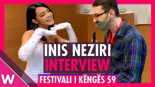 Inis Neziri "Pendesë" interview @ Festivali i Këngës 59 | Albania Eurovision 2021