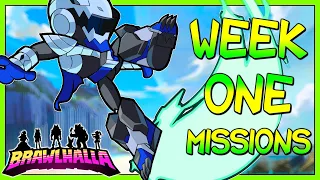 WEEK ONE MISSIONS! • Battle Pass Season 8 • Brawlhalla 1v1 Gameplay