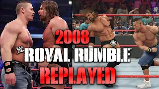 Let's Replay the 2008 Royal Rumble!! (Special Announcer The Rock!!) - S8 Ep 9