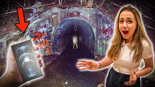 I took her to the HAUNTED TUNNEL, then surprised her with an IPHONE 12!!